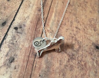 Beluga whale necklace - beluga whale jewelry, beluga necklace, whale jewelry, silver beluga whale necklace, ocean jewelry, sea jewelry