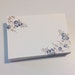 Blue Roses Place tags - Blank Stock, set of 35