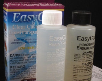 Easy Cast Clear Casting Epoxy for Resin Jewelry Low Odor 8 oz 236 ml
