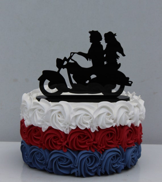 Motorbike Wedding Cake Toppers Uk