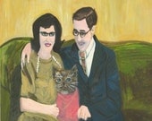 Unexpected.  Original oil painting by Vivienne Strauss.