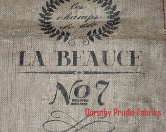 BURLAP Large FRENCH Grain Sack Bag