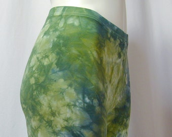 Monet Leggings in Avocado and Wedgewood Blue (large)