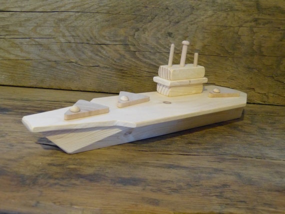 Wood Toy Aircraft Carrier Wooden Toys Matchbox Planes Boat