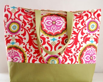 Celestial Sun XL Extra Large BIG Tote Bag / Beach Bag - Ready to Ship