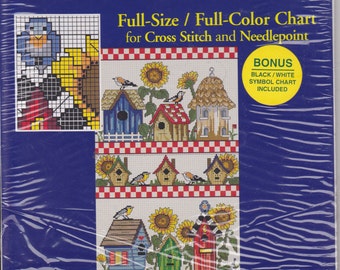 Chart  Stitch cross stitch Pa  Bird Cross charm pandora ttern Counted Perfect  Houses Color