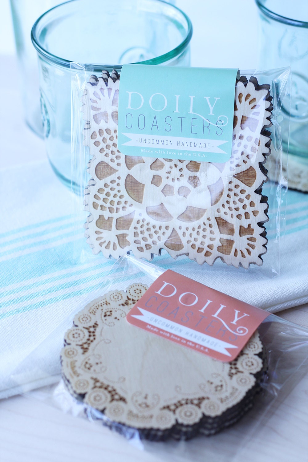 doily coasters