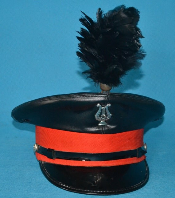 1960'S Vintage Marching Band Uniform Hat W/ by vntgclothing