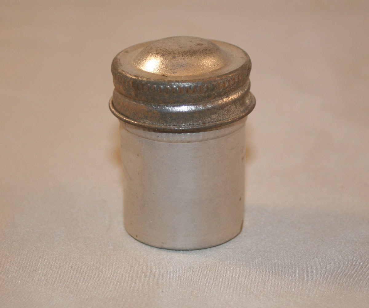 Vintage Metal Film Canister by RockandSand on Etsy