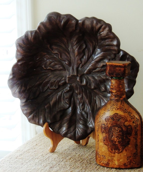 Large Decorative Bowl Table Centerpiece Platter by unconventionalJ