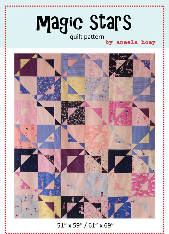 magic stars PDF quilt pattern