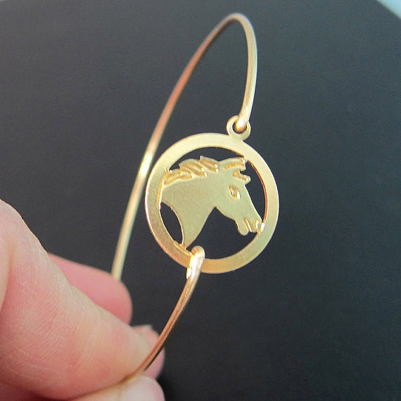 Horse Bracelet Horse Bangle Horse Jewelry Horse Charm