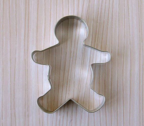 Gingerbread Man Cookie Cutter - Large - Christmas Cookie Cutter Il_570xn