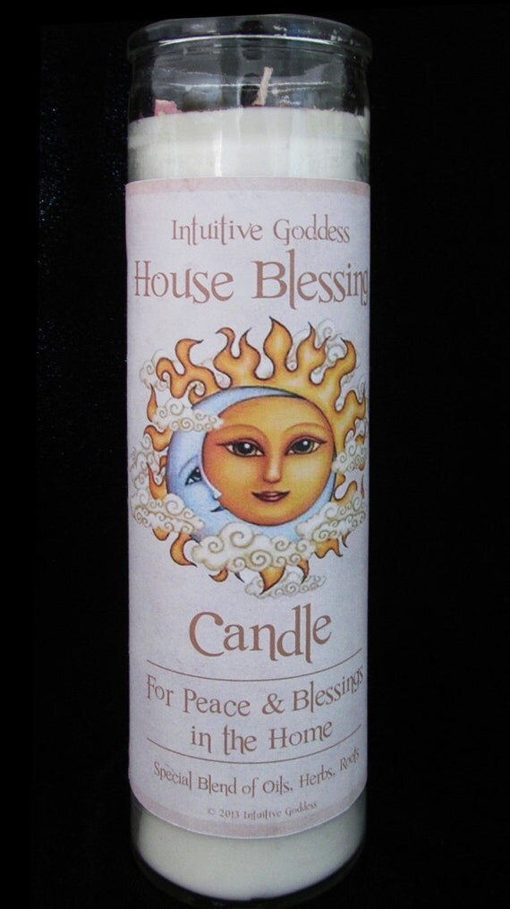 House Blessing Fixed 7 Day Spell Candle Peace & Blessings in
