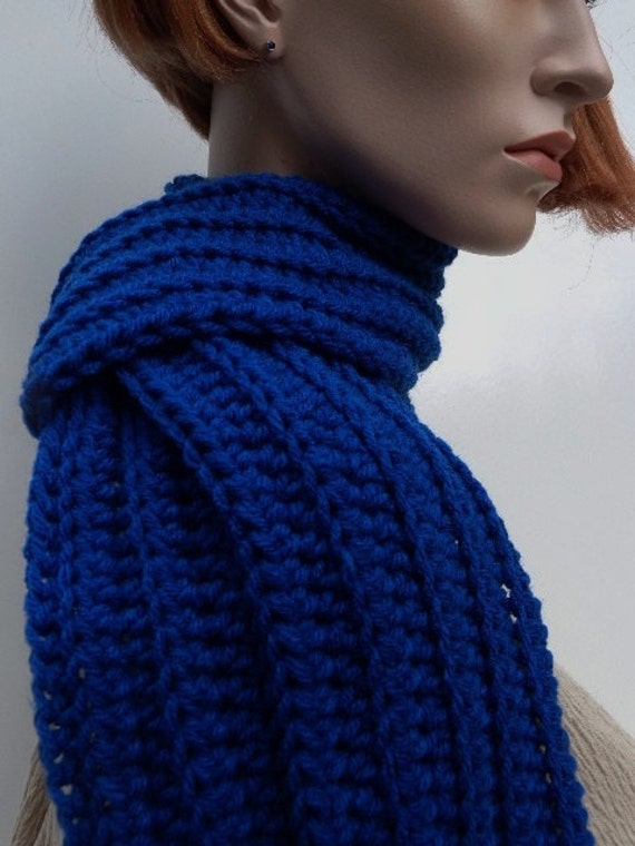 cobalt scarf