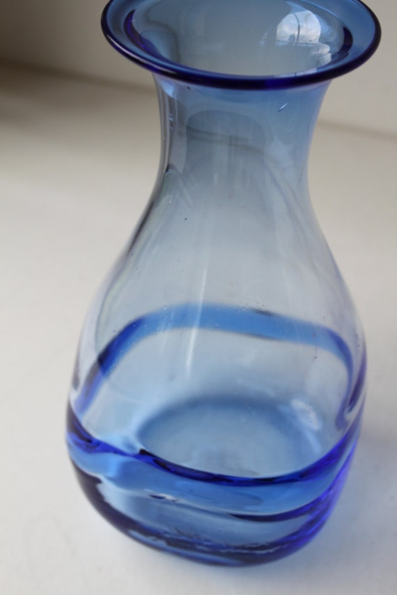 Vintage Kosta Boda Art Glass Vase Bertil Vallien Signed