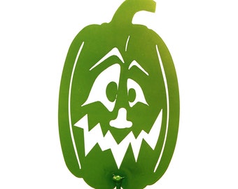 Hand Made Pumpkin Lime Tall Yard Art *NEW*