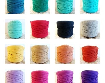 T-Shirt Yarn, Cotton T-Shirt Tricot, Fabric Jersey, Mix And Match - 3 pieces of 1 yard each