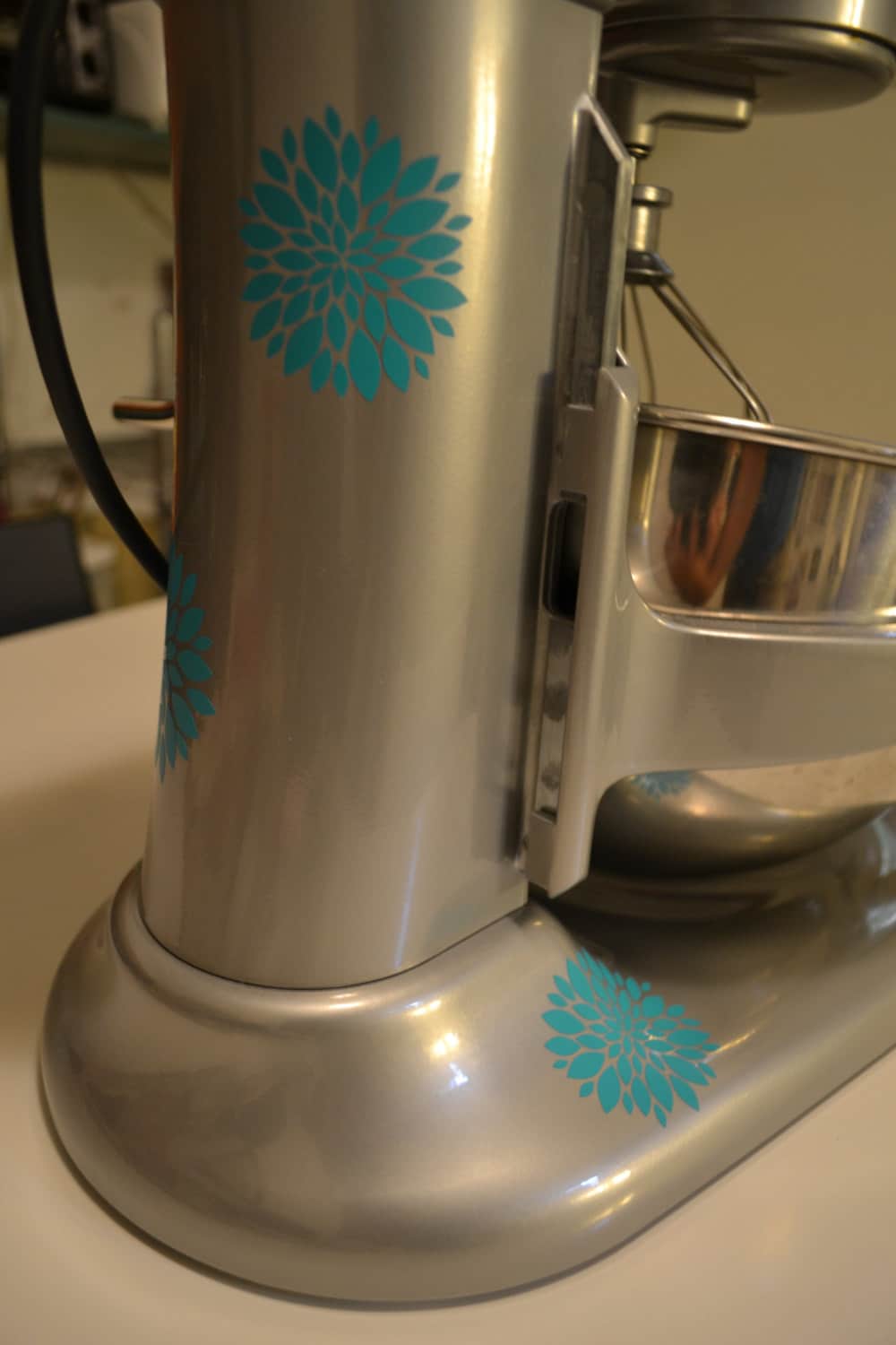 Flower Burst Kitchenaid Mixer DECALS Vinyl by ALastingExpression