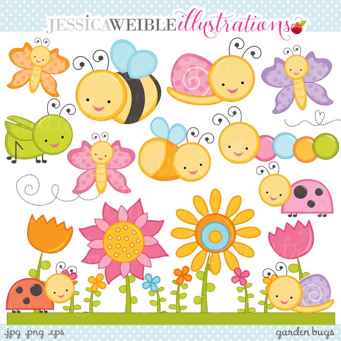 cute insects clipart - photo #35