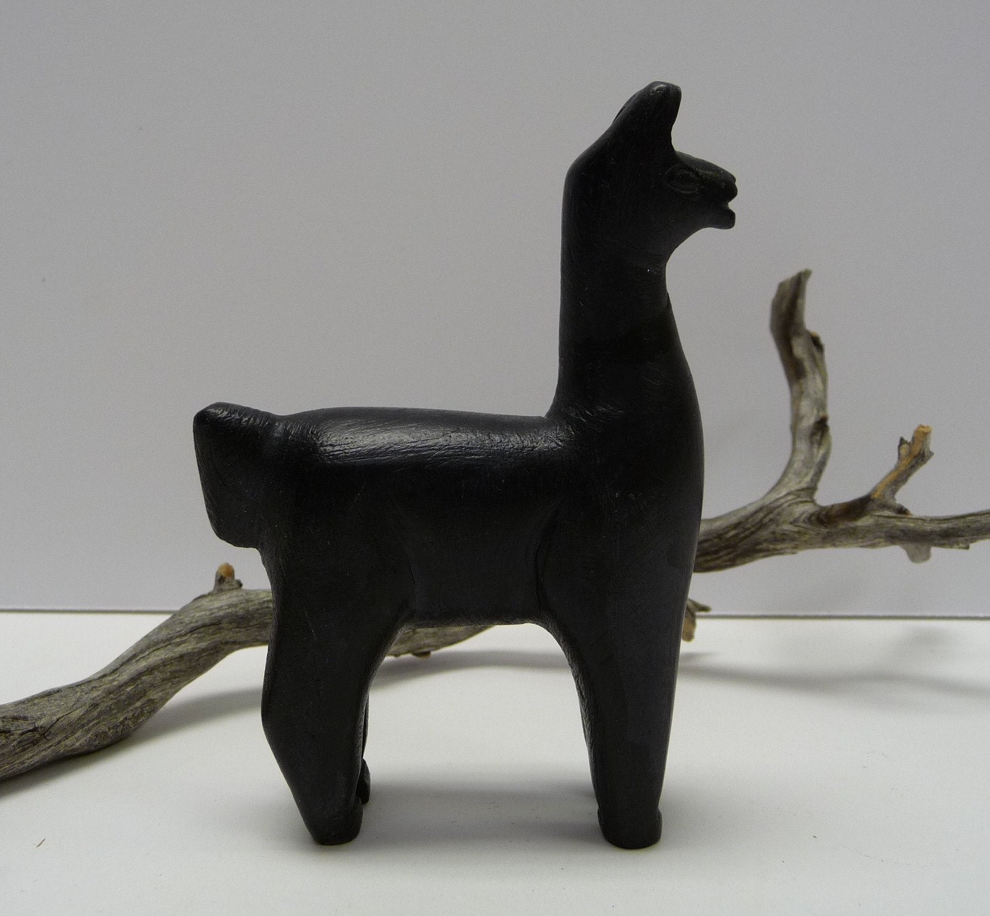 outdoor llama statue