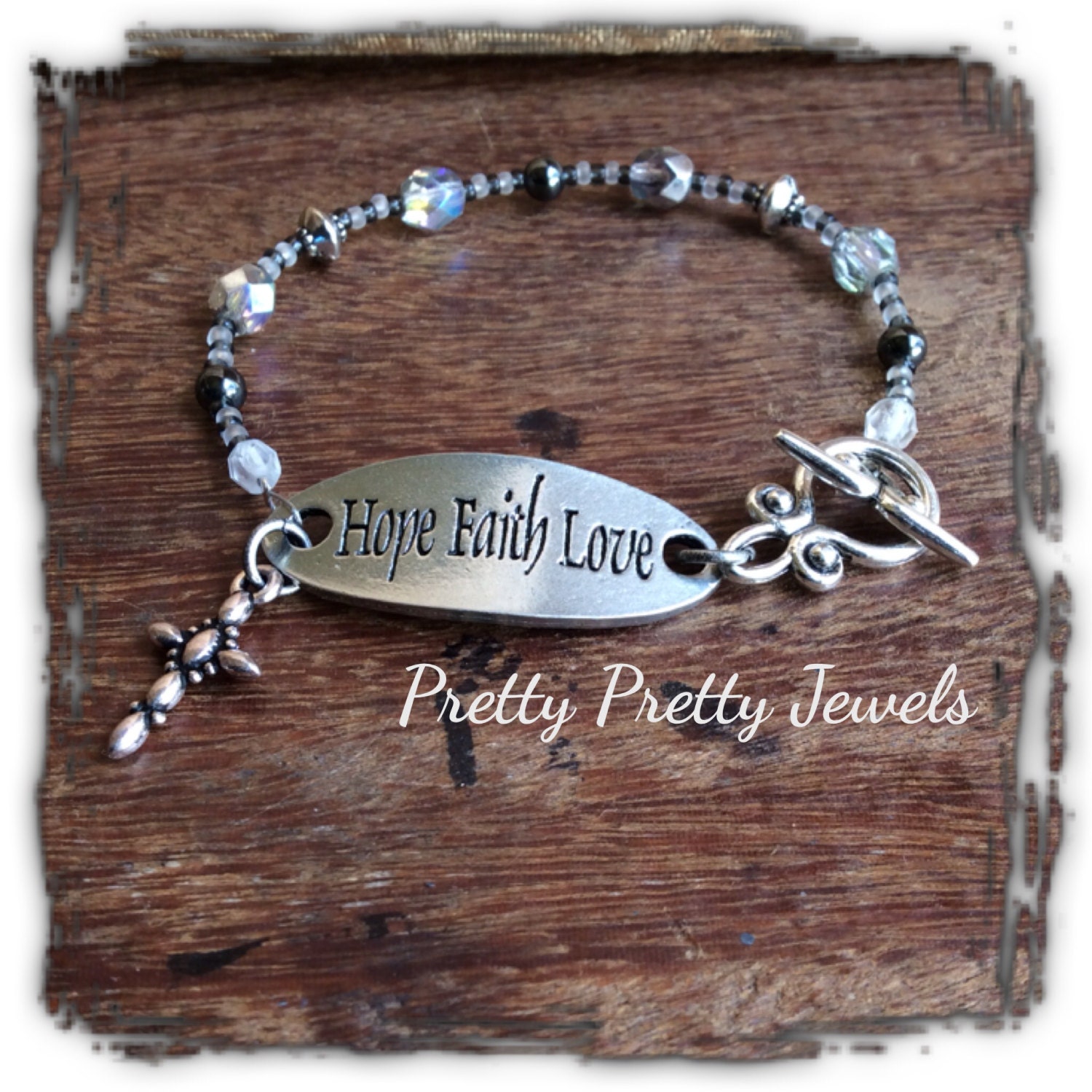 Hope Faith Love Bracelet