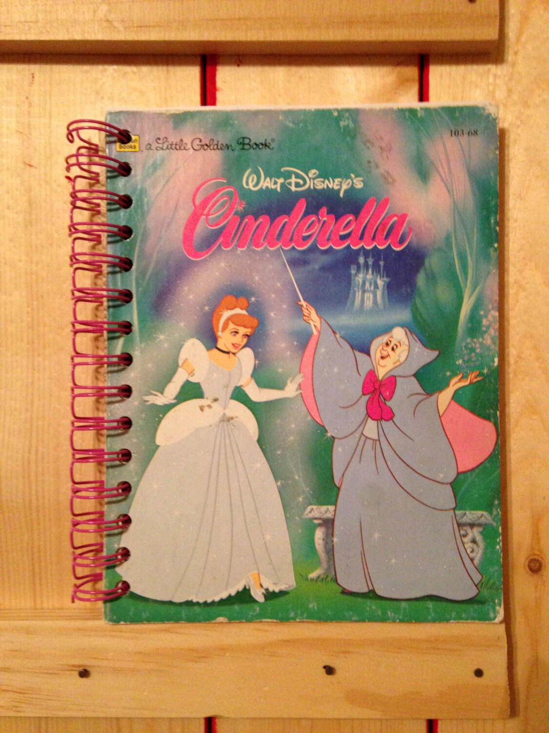 Upcycled Disney Cinderella Address Book. Little by duvdesigns