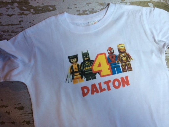 lego superhero shirt