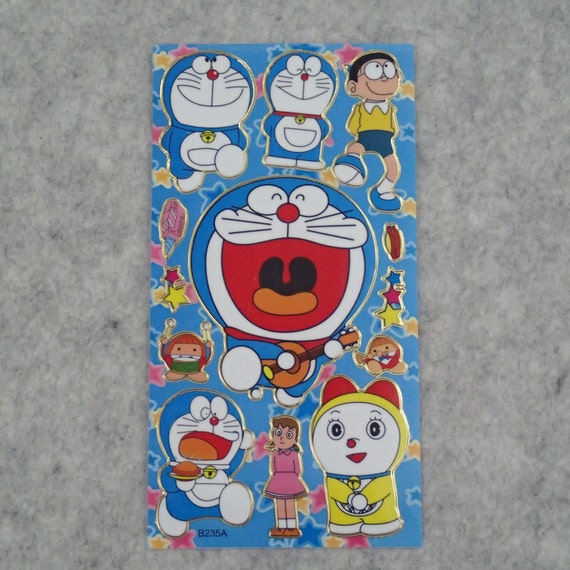 Assorted Cute  Doraemon  Stickers DO01 by WelcomeToMyShop on 