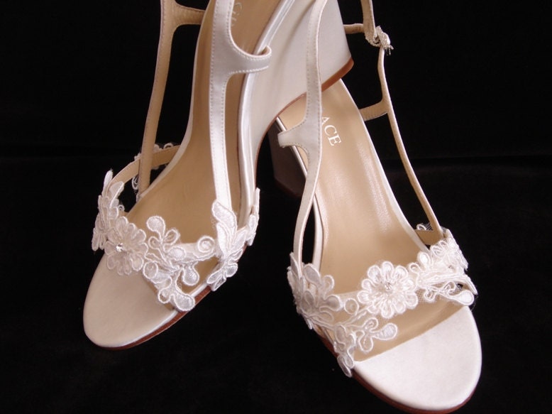 white wedge heels wedding