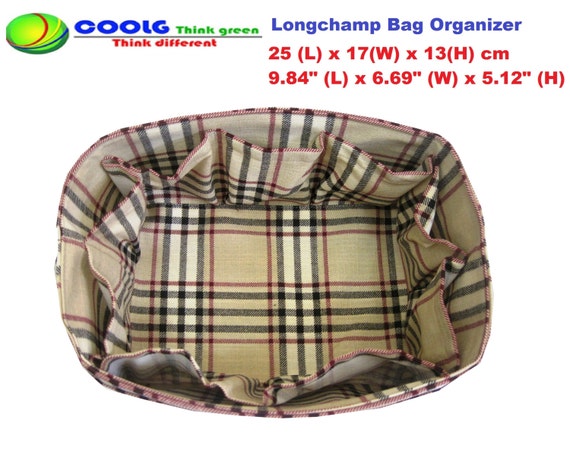 Bag Organizer Insert Fit Medium Longchamp Le Pliage Tote Bag  Made to ...