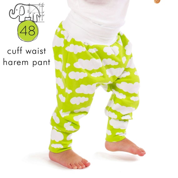 and  pattern  harem  pattern photo waist, baby baby pants sizes pants tutorial cuff sewing Harem toddler,