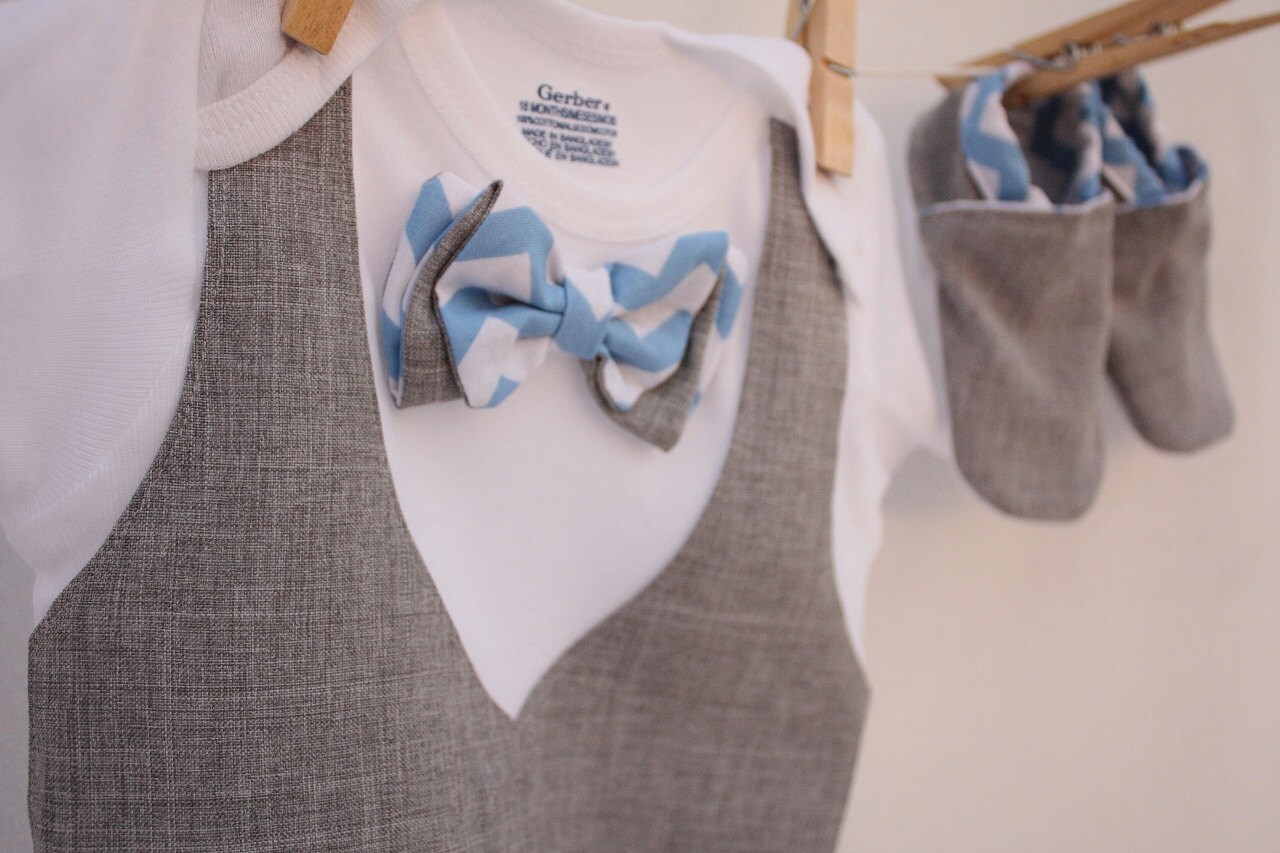 baby shirt with bow tie