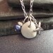 Protection Necklace Scottish Iona Marble Starfish Blue and White Pearls Healing Jewelry Scottish Wedding Gift from Scotland