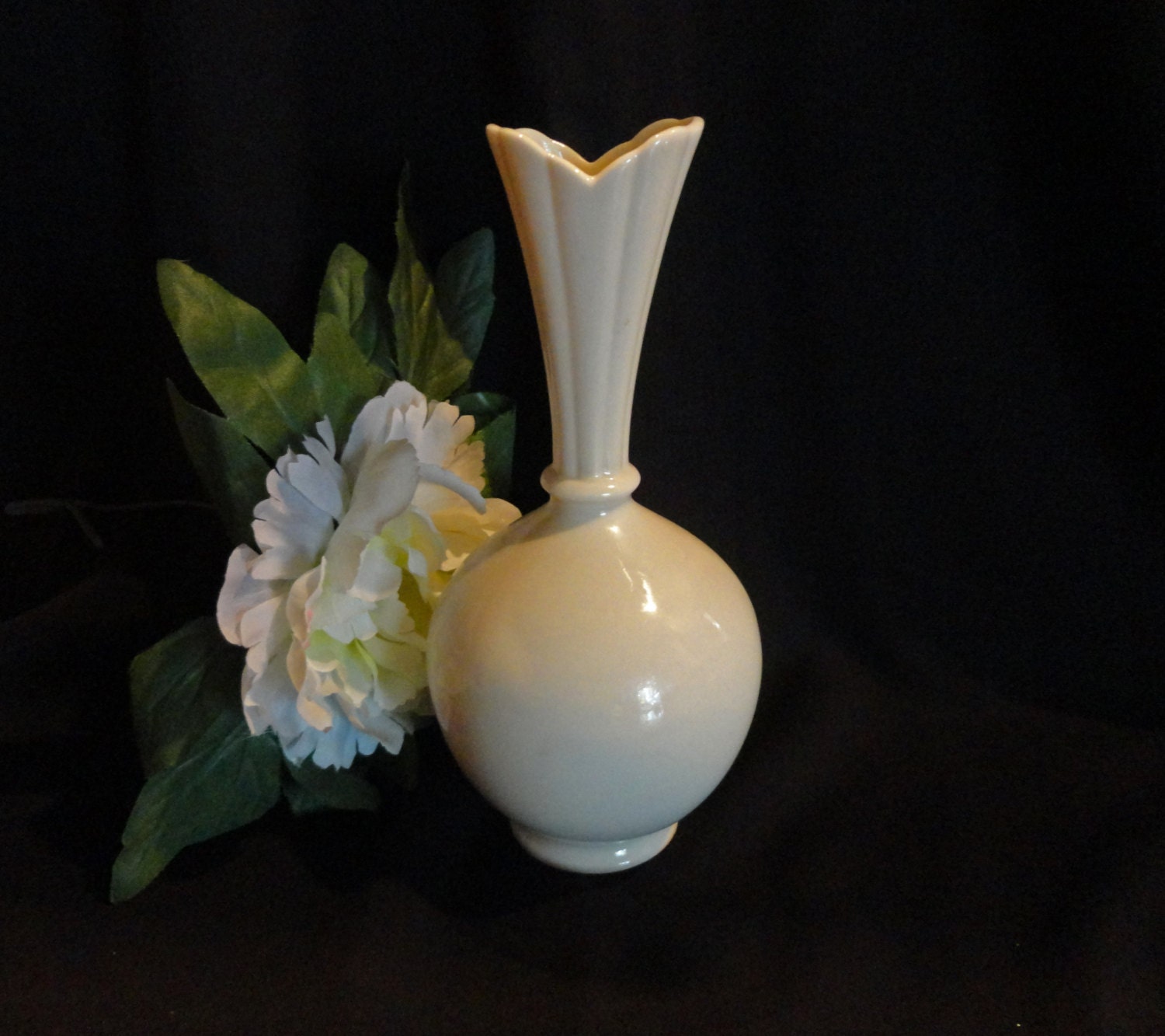 Lenox Porcelain Bud Vase Off White