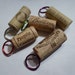 Wine Cork Keychain
