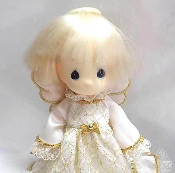 vintage precious moments tree topper christmas angel girl vintage precious moments tree topper christmas angel girl