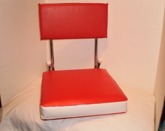 Paire de chaises de stade vintage, sièges de blanchisseur