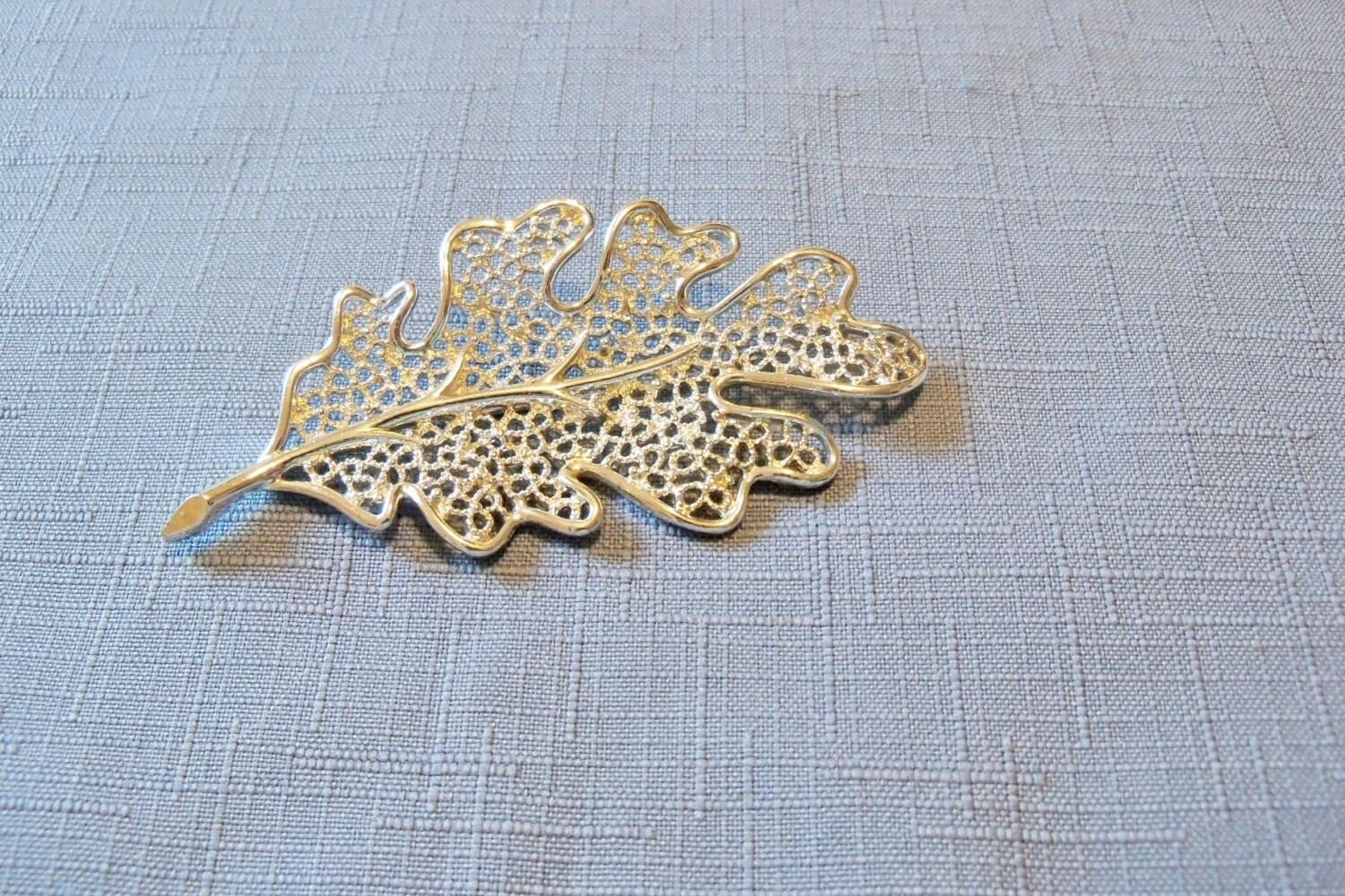Brooch and Earrings Set Leaves Sarah Coventry Silver Tone Vintage ...