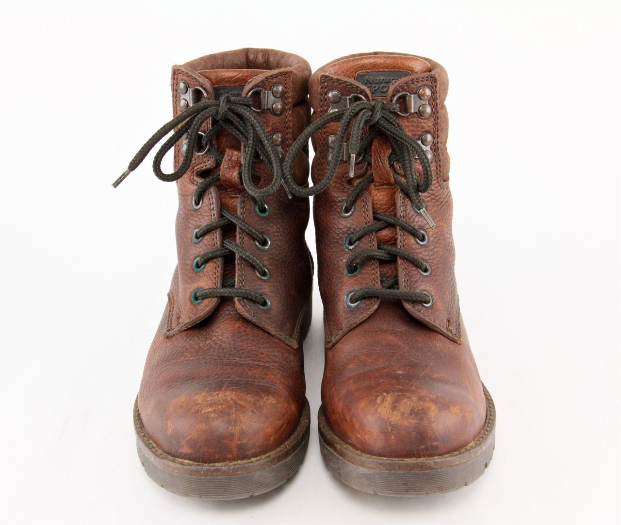 80's style hiking boots