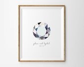 PRINTABLE Valentine's Day Diamond Engagement Print Il_170x135