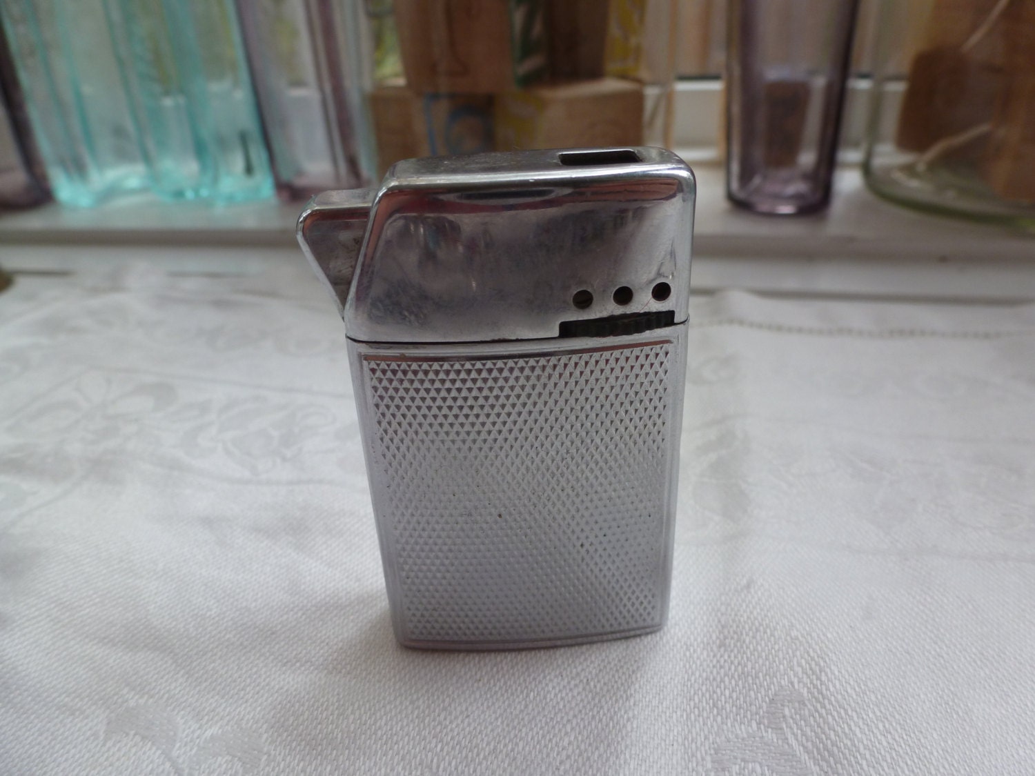 Vintage Bentley Lighter Silver Tone Bentley Lighter Made in