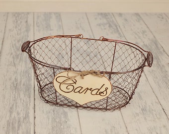 Large Rustic Wedding "Cards" Sign for Your Rustic, Country, Shabby Chic Wedding- or birthdays, anniversaries, graduation. Ready to Ship.
