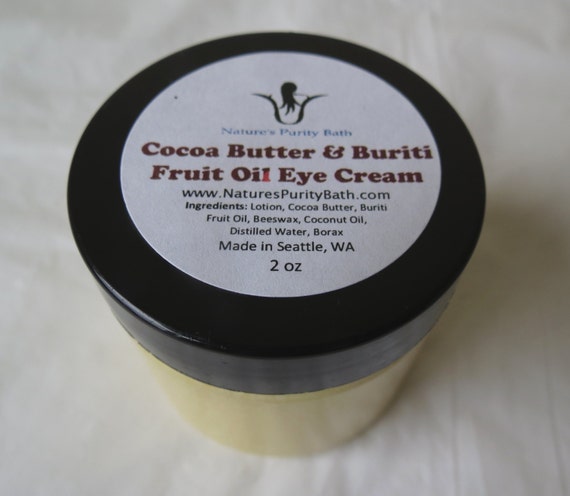 Cocoa Butter and Buriti Fruit Oil Eye Cream by NaturesPurityBath