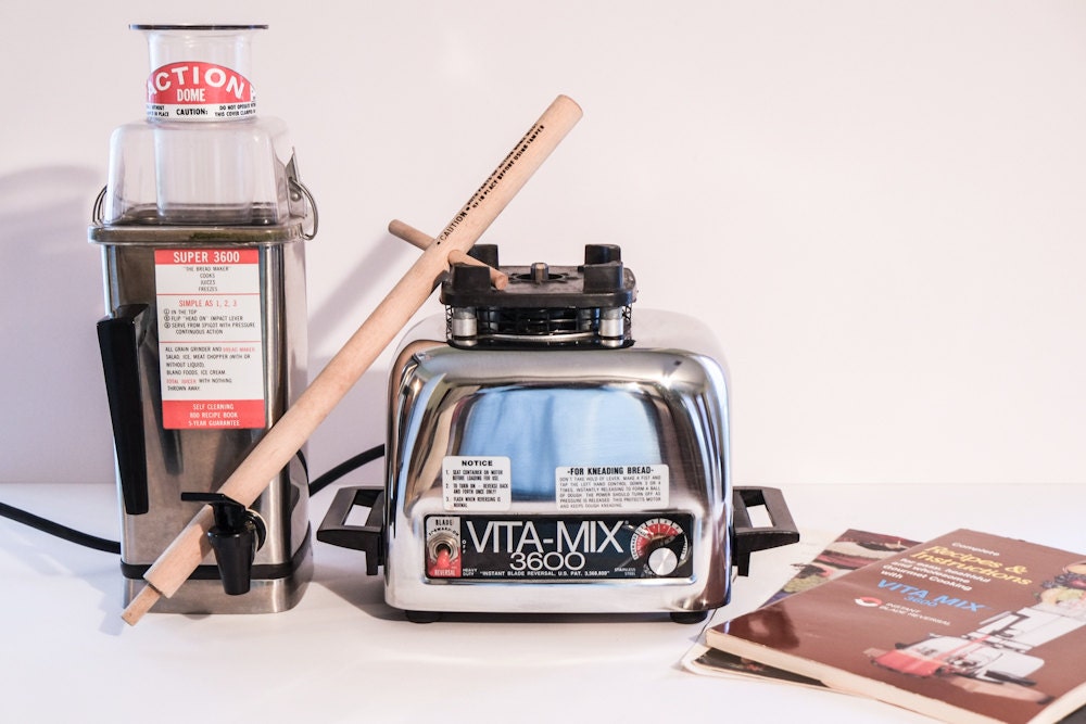 RESERVED Vintage VitaMix 3600 Stainless Steel Blender with