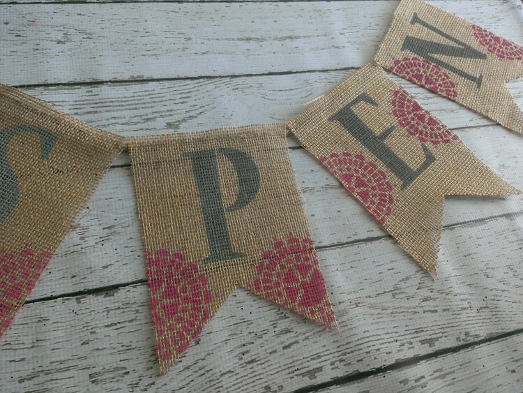 Custom Burlap Banner Any Color Great Photo by
