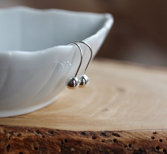 Sterling Silver Ball Dangle Earrings Abundance Dangle