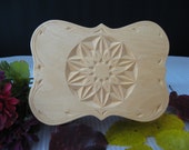 Wooden Jewelry Trinket Keepsake Box Hand Carved Gift Box PRICE REDUCED!  Free shipping!
