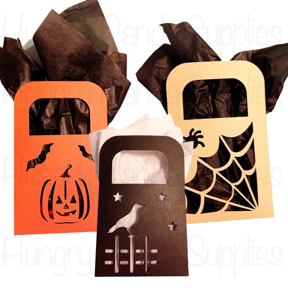 Download Halloween Party Favor Bags SVG Cutting Files SVG file SVG