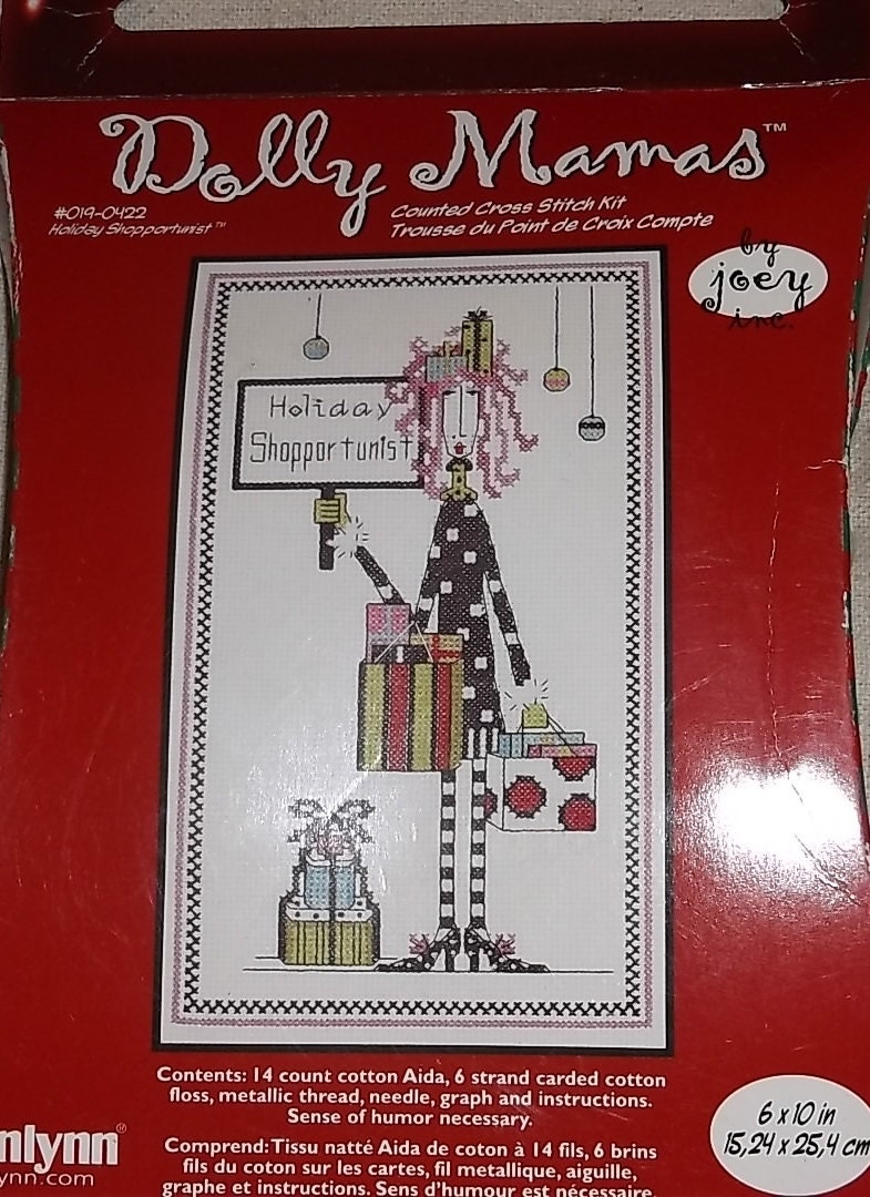 Dolly Mamas Holiday Complete Cross Stitch Kits in your choice